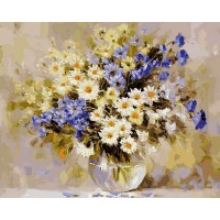 VP584 Картина розмальовка Ромашковий букет Babylon VP584 Картина розмальовка Ромашковий букет Babylon