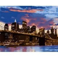 MR-Q1263 Картина розмальовка Бруклінський міст Mariposa MR-Q1263 Картина розмальовка Бруклінський міст Mariposa