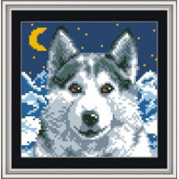 Картина з мозаїки Dream Art Місячне світло (повна зашивка, квадратне каміння) (DA-30155, Без підрамника)
