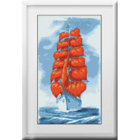 Алмазна мозаїка Dream Art Корабель кохання (повна зашивка, квадратне каміння) (DA-30158, Без підрамника)