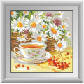 Набір вишивка алмазна Dream Art Напівденний чай (повна зашивка, квадратне каміння) (DA-30277, Без підрамника)