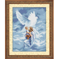 Картина алмазна вишивка Dream Art Святий дух (квадратні камені, повна зашивка) (DA-30423, Без підрамника)