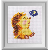 Алмазна мозаїка Dream Art Їжачок (квадратні камені, повна зашивка) (DA-30440M, Без підрамника)