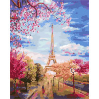 AS0137 Картина за номерами Весняне небо Парижа ArtStory AS0137 Картина за номерами Весняне небо Парижа ArtStory