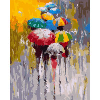 AS0182 Картина розмальовка Весняний дощ ArtStory AS0182 Картина розмальовка Весняний дощ ArtStory