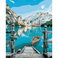 AS0383 Забарвлення за цифрами Гірське озеро ArtStory AS0383 Забарвлення за цифрами Гірське озеро ArtStory