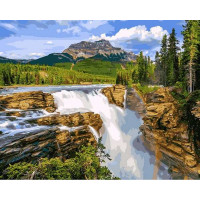 VP1093 Живопис за номерами Водоспад у гущавині лісу Babylon VP1093 Живопис за номерами Водоспад у гущавині лісу Babylon