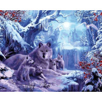 VP1101 Забарвлення за номерами Вовча зима Babylon VP1101 Забарвлення за номерами Вовча зима Babylon