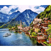NB1087 Картина розмальовка Літня Австрія DIY Babylon Premium NB1087 Картина розмальовка Літня Австрія DIY Babylon Premium