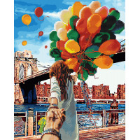 GZS1006 Алмазна картина Іди за мною Бруклінський міст Rainbow Art