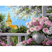 BK-GX9416 Картина за номерами Літній букет BK-GX9416 Картина за номерами Літній букет