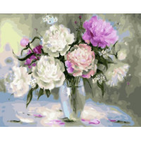 BK-GX27926 Картина за номерами Квіти у вазі