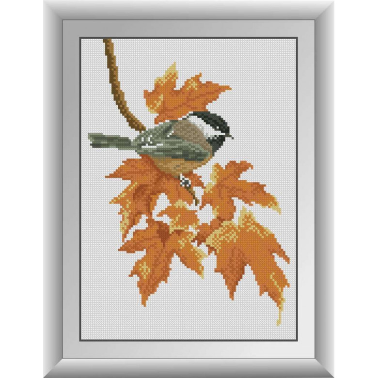 Алмазна мозаїка Dream Art Пташка осінь (DA-30826, Без підрамника)