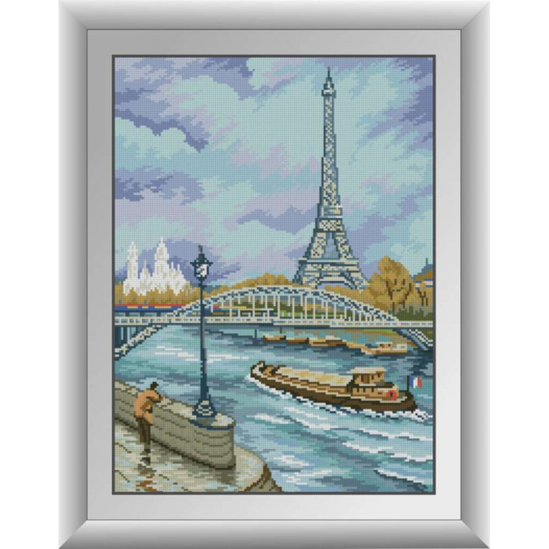 Картина зі страз Dream Art Паризька прогулянка (DA-30854, Без підрамника)