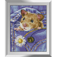 Алмазна мозаїка Dream Art Хом'як (DA-31070, Без підрамника)