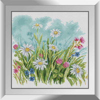 Алмазна живопис Dream Art Лугові ромашки (DA-31195, Без підрамника)