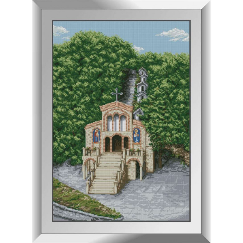 Картина із мозаїки Dream Art Церква в лісі (DA-31421, Без підрамника)