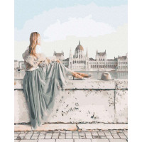 BK-GX40846 Розмальовка для дорослих На бруківці