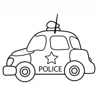 KA-025 Картина за контуром Поліцейське авто Riviera Blanca KA-025 Картина за контуром Поліцейське авто Riviera Blanca