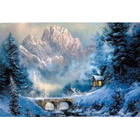 Картина зі страз ТМ Алмазна мозаїка У Підніжжя гір (DMF-351, На підрамнику) Картина зі страз ТМ Алмазна мозаїка У Підніжжя гір (DMF-351, На підрамнику)