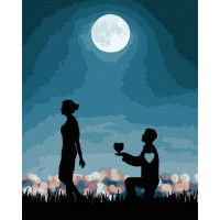 BK-GX43691 Картина за номерами Освідчення в коханніRainbow Art BK-GX43691 Картина за номерами Освідчення в коханніRainbow Art