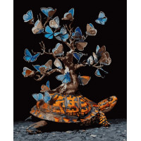 SR-B-SY6007 Картина Розмальовка Світ на черепасіStrateg SR-B-SY6007 Картина Розмальовка Світ на черепасіStrateg