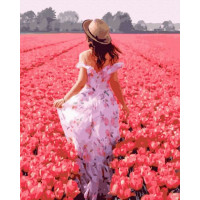 BK-GX31532 Картина за номерами Море тюльпанівRainbow Art