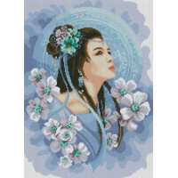 Картина алмазами Dream Art Японська краса (41 х 56 см) (DA-31526, Без підрамника)