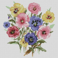 Мозаїка алмазна Dream Art Віола (28 х 28 см) (DA-31539, Без підрамника)