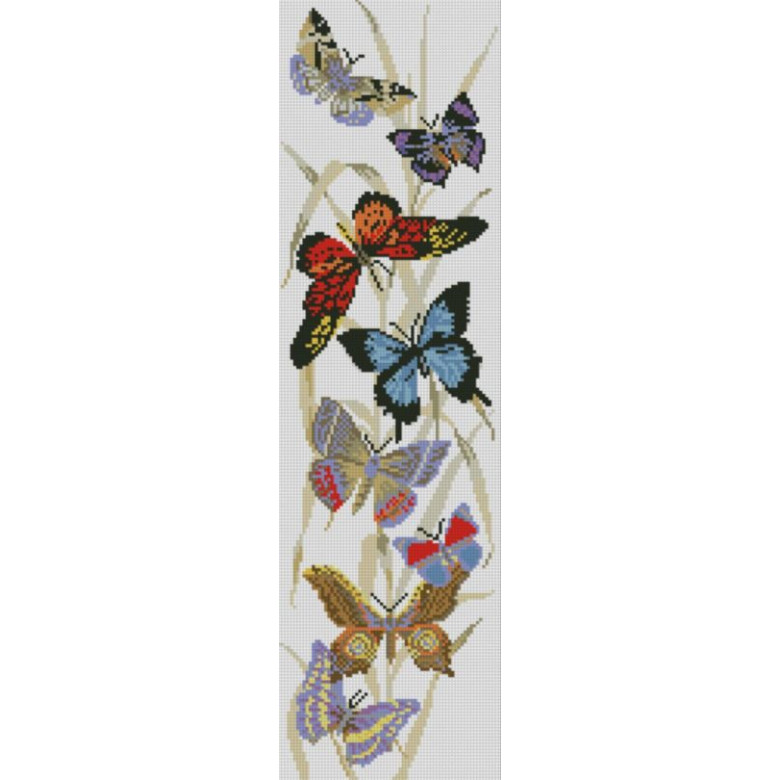 Мозаїка алмазна Dream Art Метелики (18 х 63 см) (DA-31753, Без підрамника)