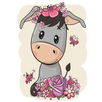 SR-SS-6435 Маленький віслюк у квітахStrateg