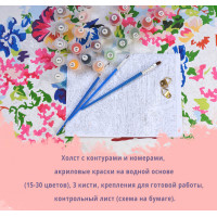 BK-GX43249 Розмальовки за номерами Справжні друзіRainbow Art