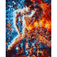 SR-GS404 Картина за номерами Свічки коханняStrateg SR-GS404 Картина за номерами Свічки коханняStrateg