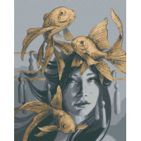 RB-0448 Картина за номерами Володарка озераRiviera Blanca