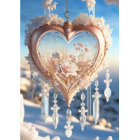 Картина стразами My Art Холодне серце (AR-3164, На підрамнику) Картина стразами My Art Холодне серце (AR-3164, На підрамнику)
