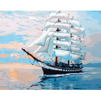 SW050 Картина за номерами Вітрильник Паллада Babylon
