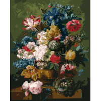 VP090 Малюнок за цифрами Квіти та гніздо Babylon VP090 Малюнок за цифрами Квіти та гніздо Babylon