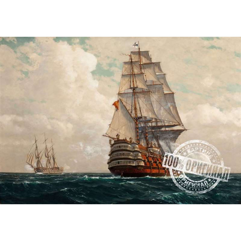 VP256 Полотно для малювання Корабель у морі Babylon