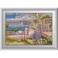 Картина зі страз Dream Art Очікування (повна зашивка, квадратне каміння) (DA-30151, Без підрамника)