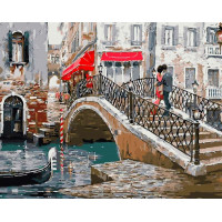 BK-GX8363 Картина за номерами Міст закоханих