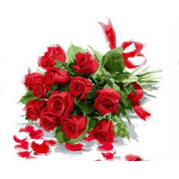 VP799 Малюнок за цифрами Букет червоних троянд Babylon VP799 Малюнок за цифрами Букет червоних троянд Babylon
