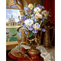 VP867 Живопис за номерами Венеціанські іриси Babylon VP867 Живопис за номерами Венеціанські іриси Babylon