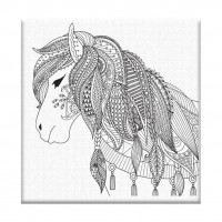 AR06 Картина розмальовка Поні (Без коробки) ArtStory AR06 Картина розмальовка Поні (Без коробки) ArtStory