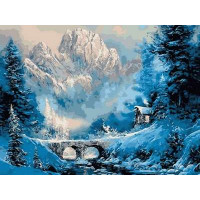 VK198 Картини за номерами Гірський притулок Babylon