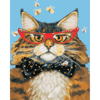 AS0400 Забарвлення за цифрами Кіт на стилі ArtStory AS0400 Забарвлення за цифрами Кіт на стилі ArtStory