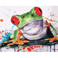 AS0411 Розмальовка за цифрами Жаба ArtStory AS0411 Розмальовка за цифрами Жаба ArtStory