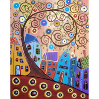 Алмазна вишивкаRainbow Art Дерево мудрості (PDL36, На підрамнику)