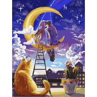 VK219 Картина за номерами Вечір закоханих Babylon