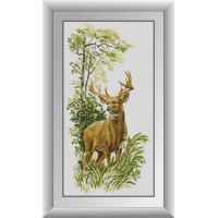 Малювання камінням на полотні Dream Art Олень (DA-30688, Без підрамника)