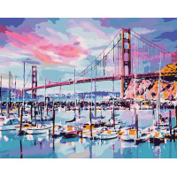 AS0690 Забарвлення за цифрами Міст Золоті ворота ArtStory